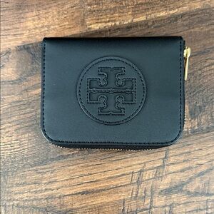 Tory Burch Black Leather Wallet